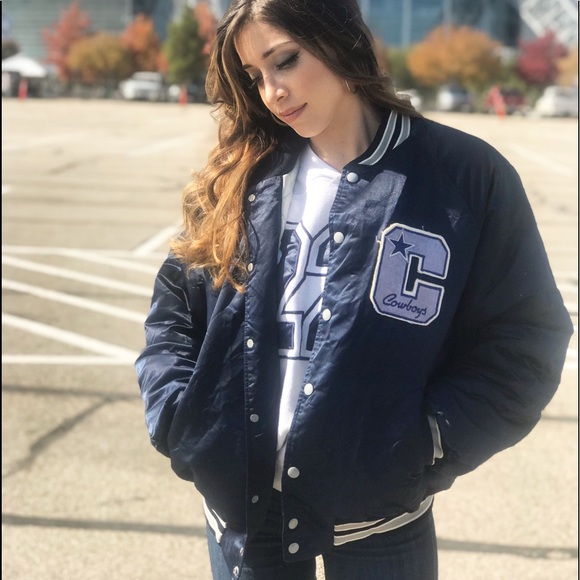 Vintage Dallas Cowboys Satin Bomber 